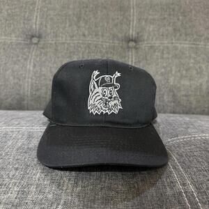Vintage 90s Rare Ottawa Lynx MILB Snapback Adult Black One Size Baseball Men’s